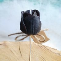 Tulipán, zápich - svíčka z včelího vosku