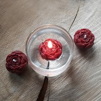 plovoucí - čajová svíčka ze včelího vosku